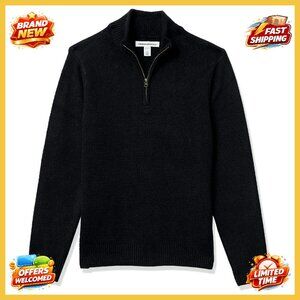 Soft Touch Quarter-Zip Sweater Classic Minimal Preppy Layering Essential